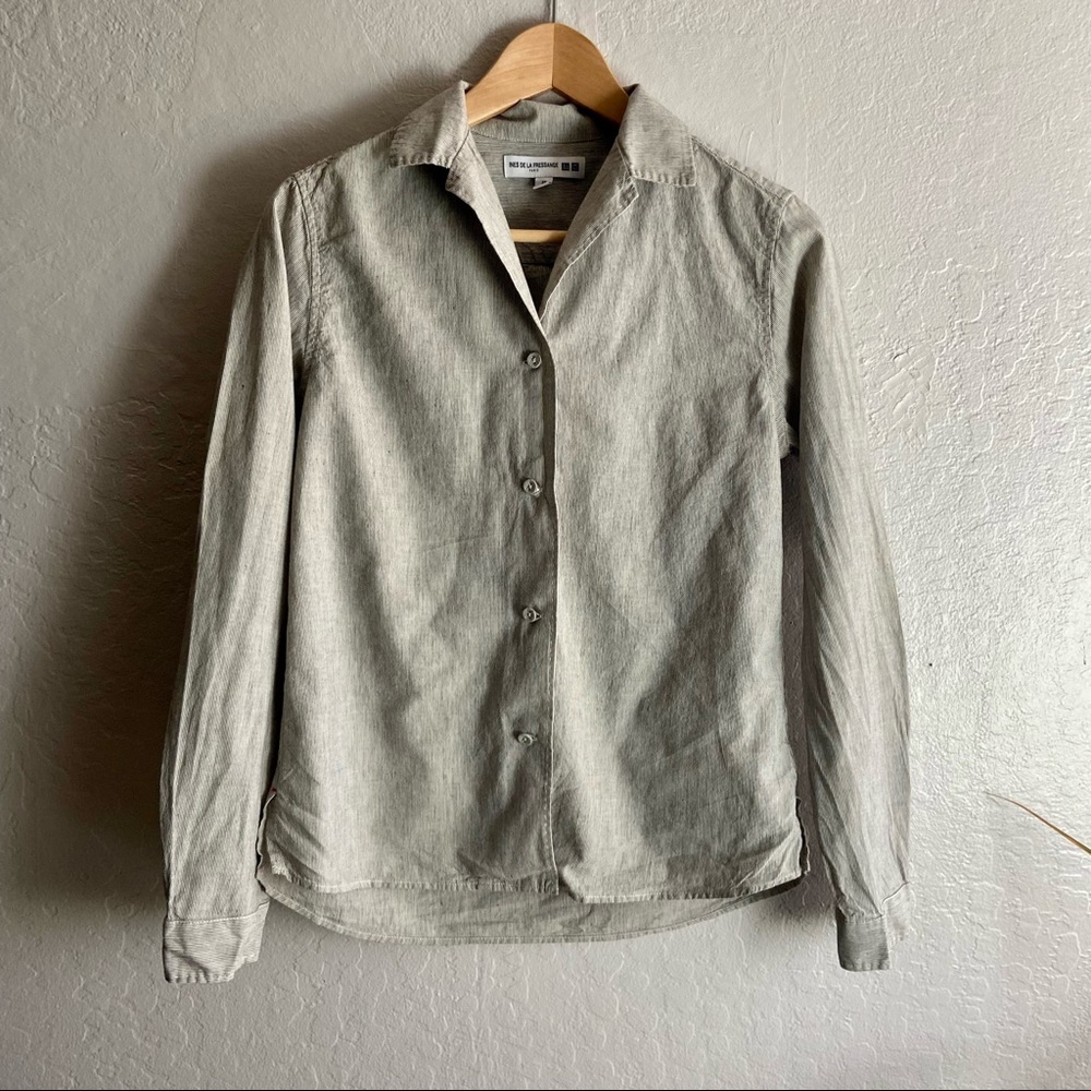 Uniqlo Ines de la Fressange IDLF S/S22 Button Down